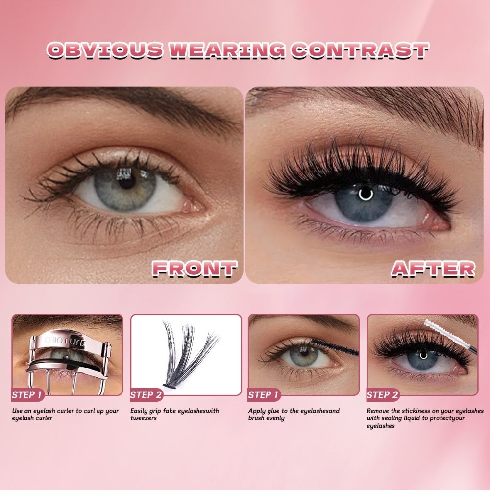 Eyelash Extension Natural - 8-16mm Length False Eyelashes Natural Look