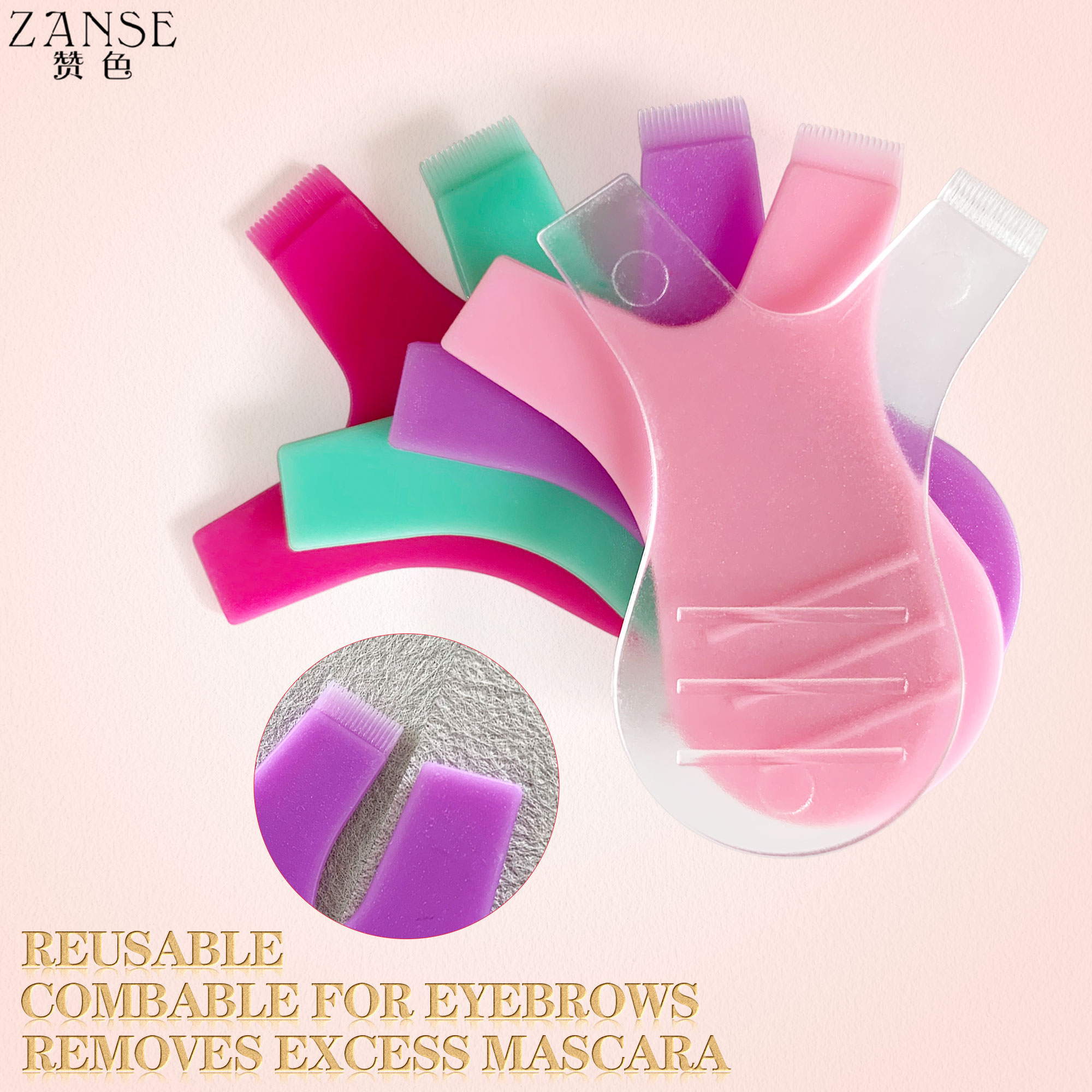 Eyelash Extension Cleaning - 50pcs Makeup Eyelash Brushes Reuseable Plastic
