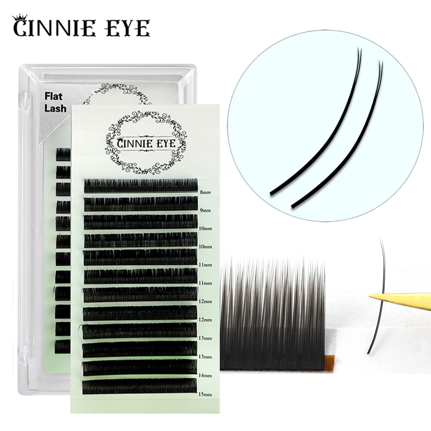Eyelash Extension Natural Classic - Flat Mink Eyelash Extensions Natural Hair