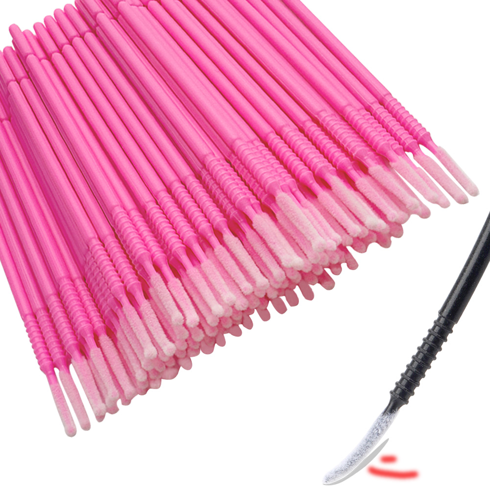 Eyelash Extension Cleaning - 200pcs Eyelashes MicroBrush Lash Mascara Applicators