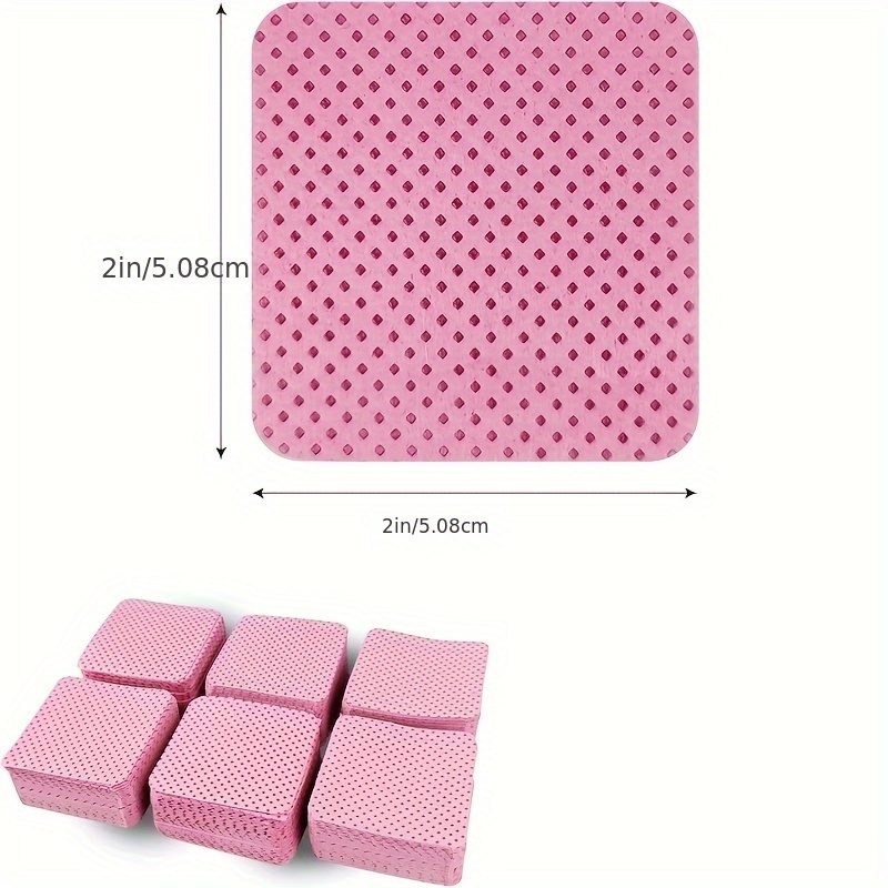 Eyelash Extension Eyelash - 50 Lint-Free Nail Wipes, Super Absorbent