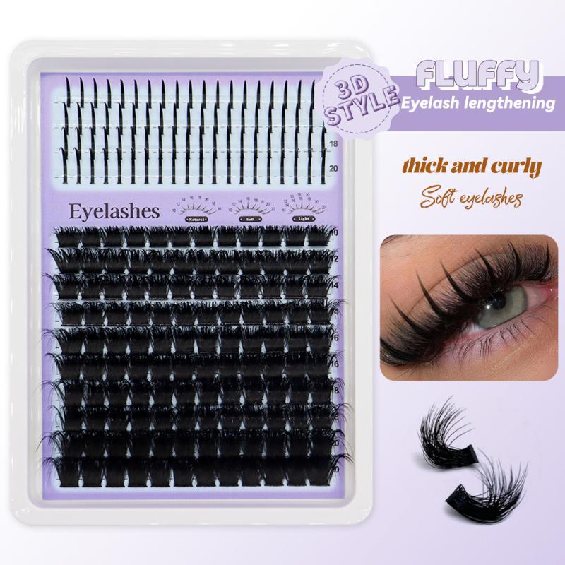 Eyelash Extension Eyelash - 14 Rows Lash Clusters Spikes Eyelash