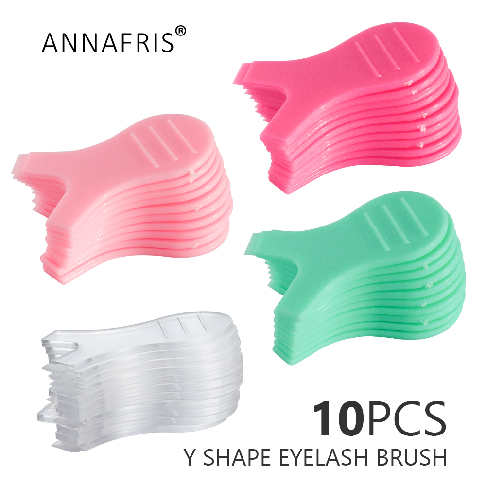 Eyelash Extension Cleaning - 10pcs Eyelash Extension Y-shaped Brush Hot