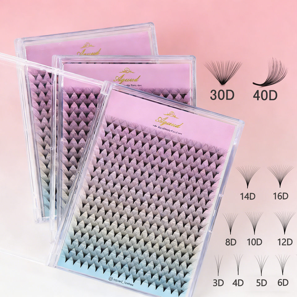 Eyelash Extension Medium - AGUUD 320 Fans Pointy Base Premade