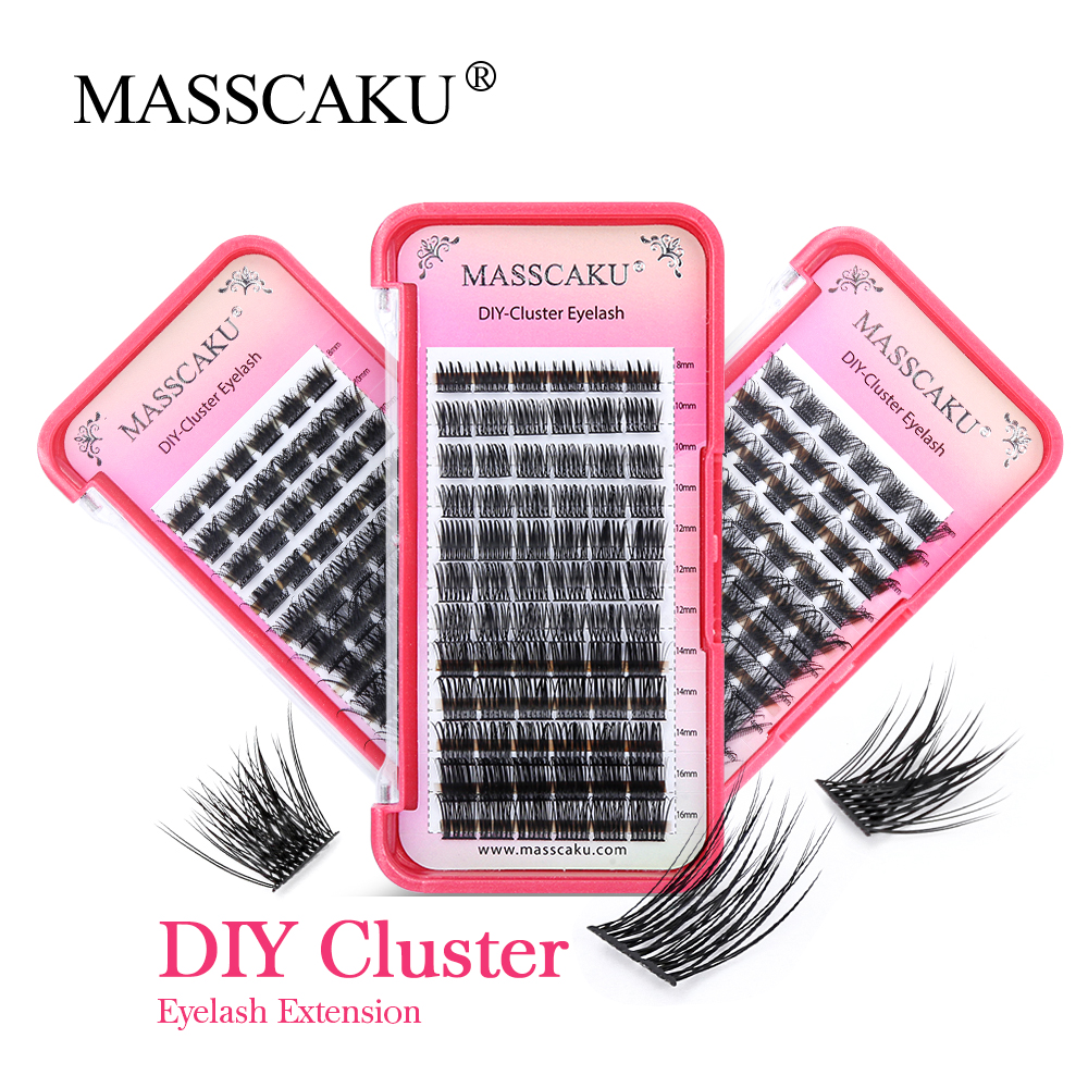 Eyelash Extension Anime - MASSCAKU Clusters Eyelash Extensions 72 Volume