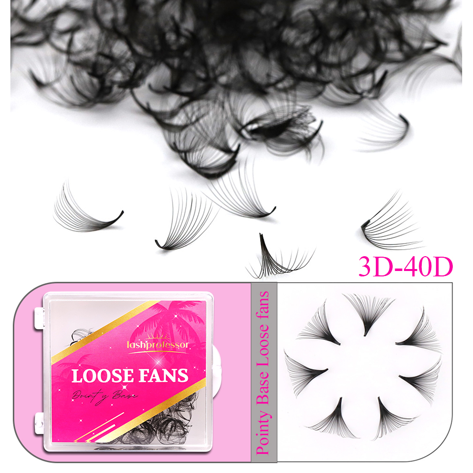 Eyelash Extension Medium - 500 Fans Loose Fan Lashes Extensions