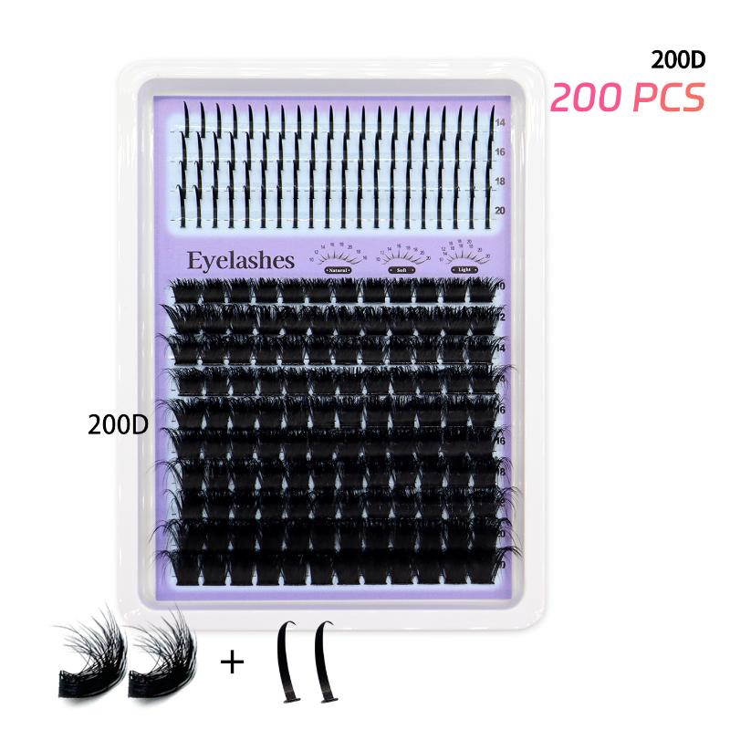 Eyelash Extension Eyelash - Spiky Lashes Extension Thick Individual Cluster