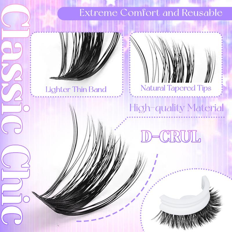 New Lashes Cluster DIY Lash Ex - огляд і ціна Eyelash Extension Natural