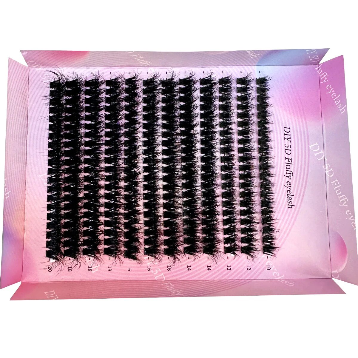 240Ps DIY 5D Fluffy Lash Clust - огляд і ціна Eyelash Extension Anime