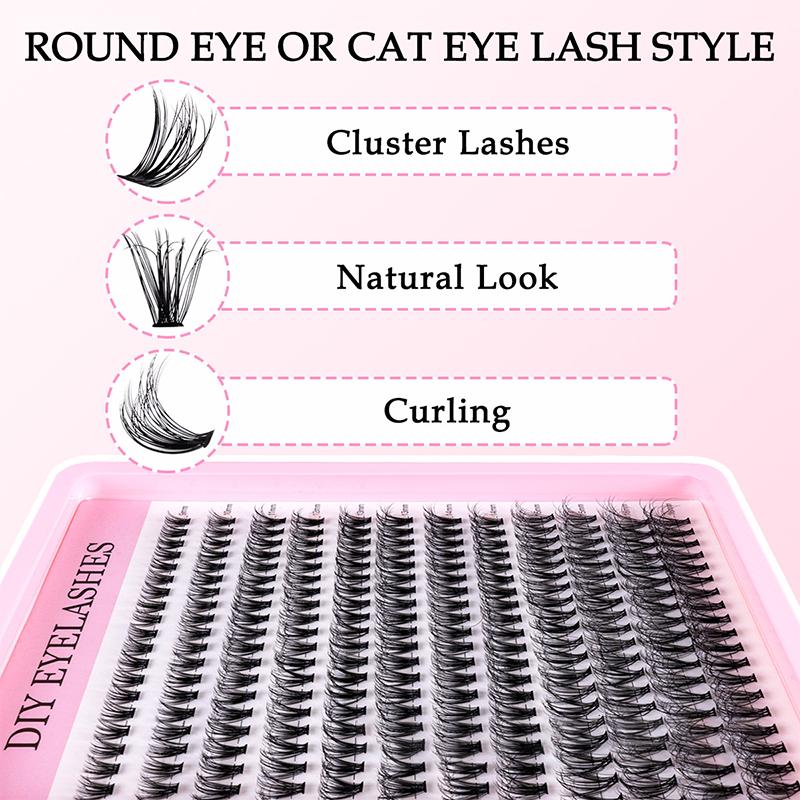 Natural Cluster Feathe-r Lash  - огляд і ціна Eyelash Extension Natural