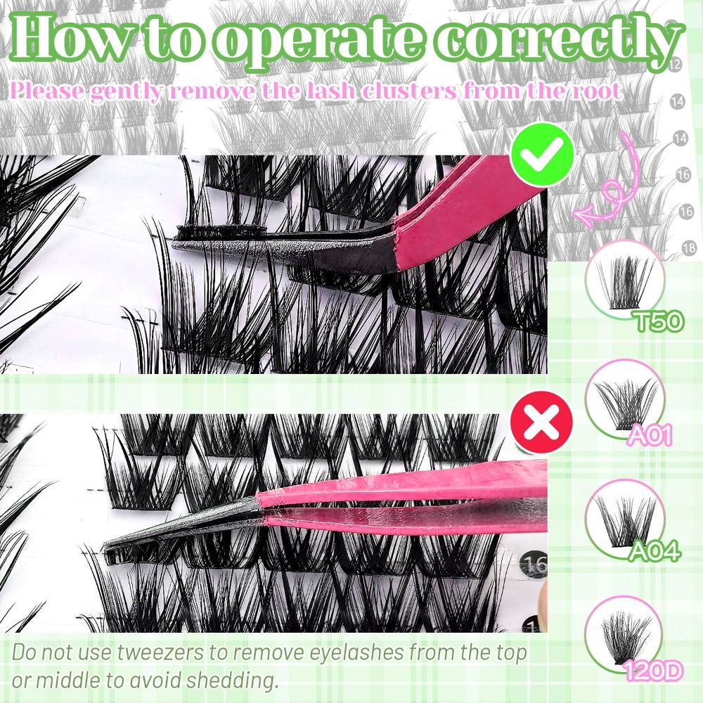 Natural Look False Eyelashes W - огляд і ціна Eyelash Extension Natural