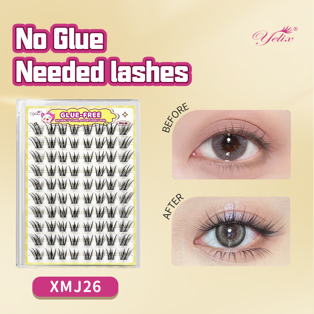 Yelix Fox-style Side Flying Ey - огляд і ціна Eyelash Extension Natural