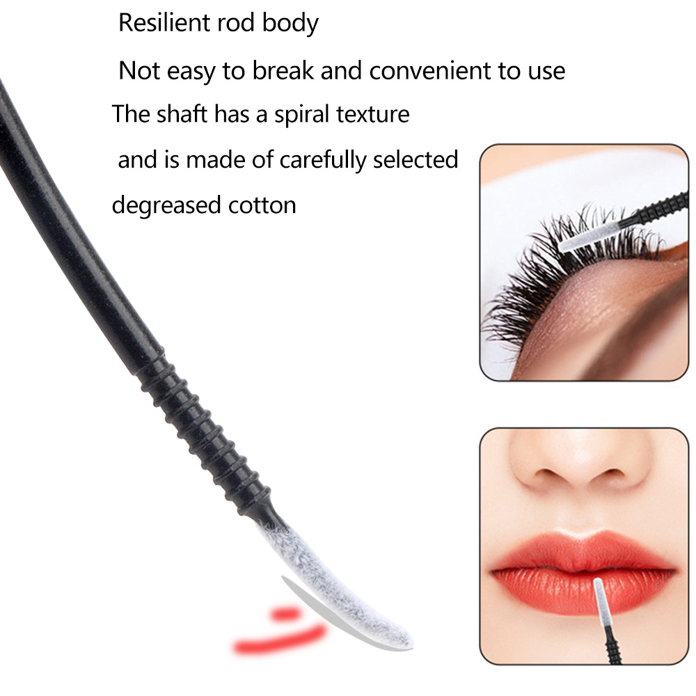 200pcs Eyelashes MicroBrush La - огляд і ціна Eyelash Extension Cleaning