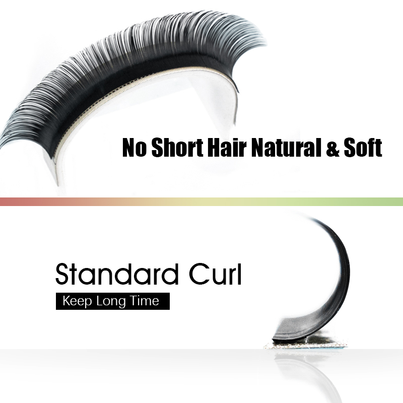 MASSCAKU All Size 1 tray 16 ro - огляд і ціна Eyelash Extension Natural Classic