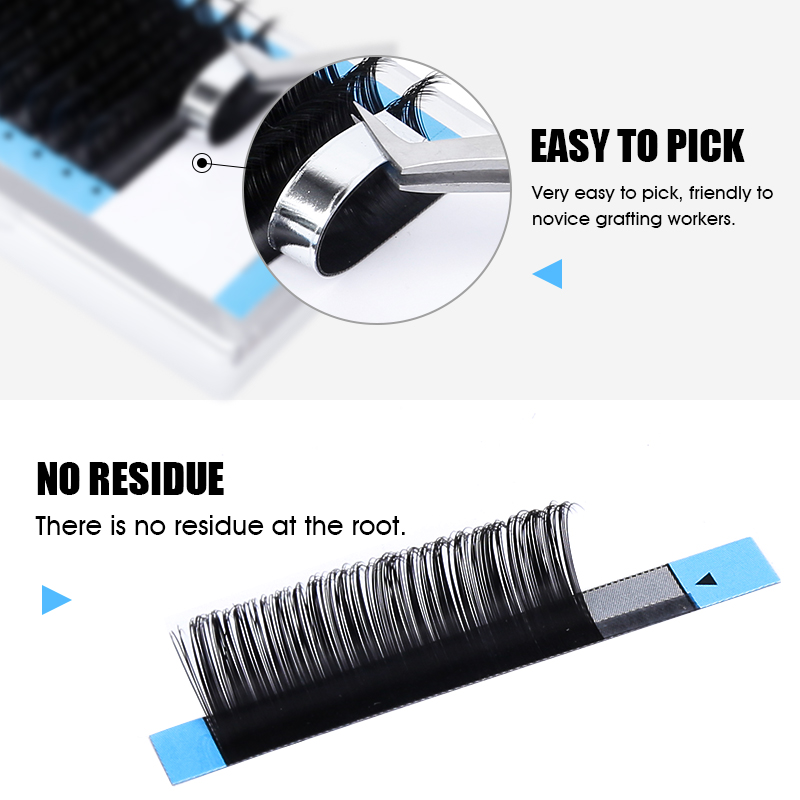 MASSCAKU 0.05/0.07/0.10/0.15mm - огляд і ціна Eyelash Extension Natural Classic