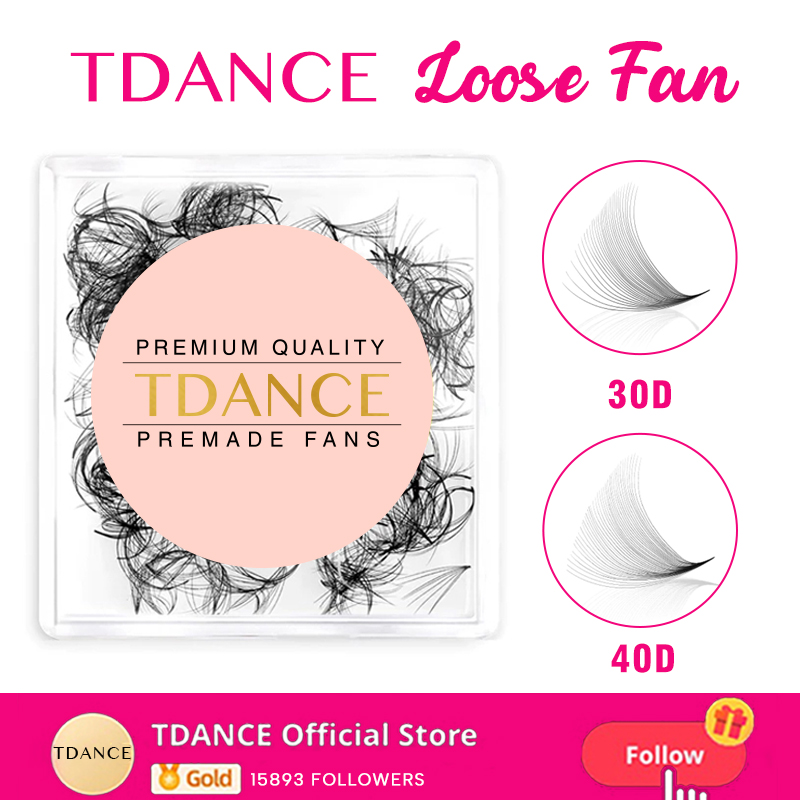 TDANCE 30D/40D Loose Fans Poin - огляд і ціна Eyelash Extension Medium