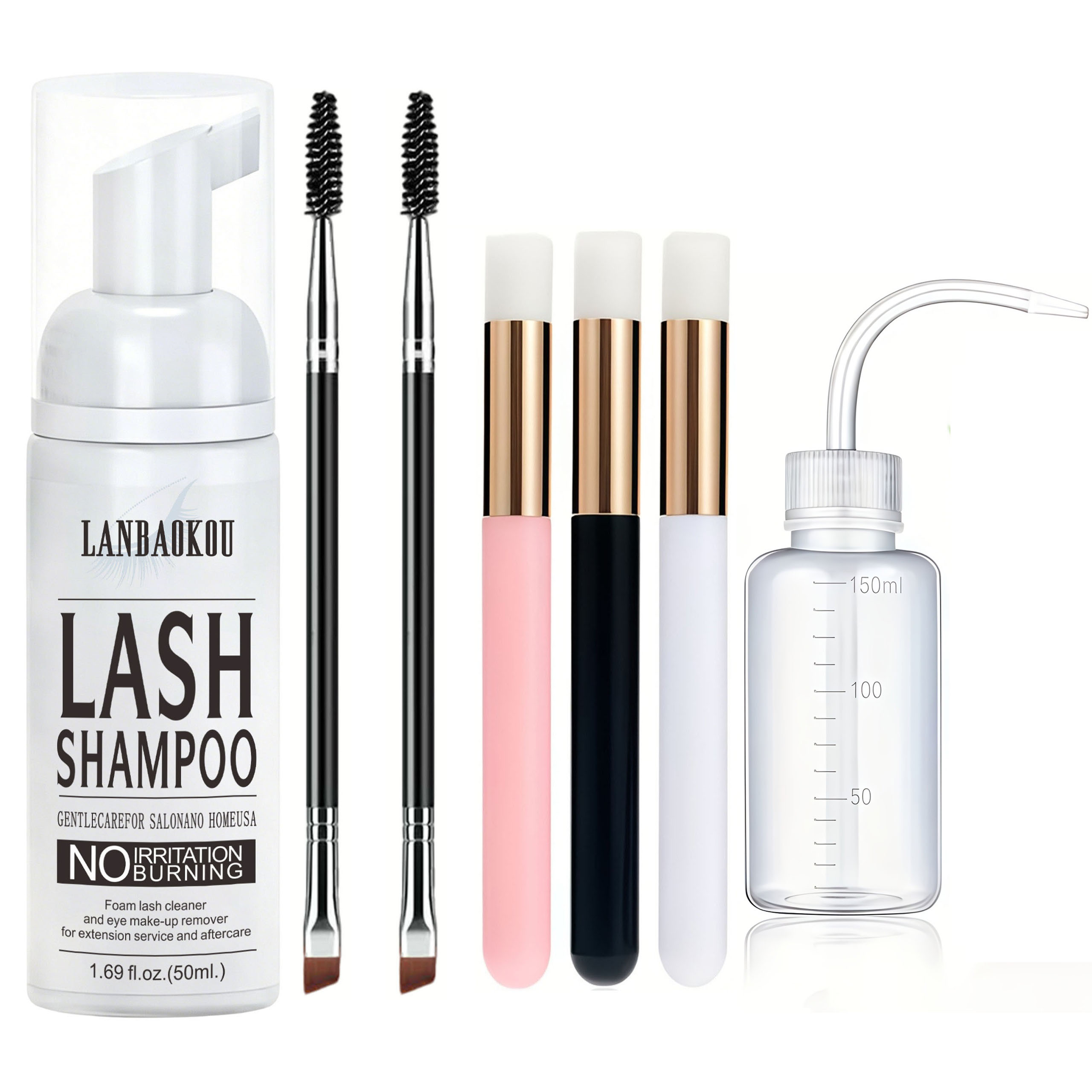 Lash Shampoo for Eyelash 50ML  - огляд і ціна Eyelash Extension Cleaning