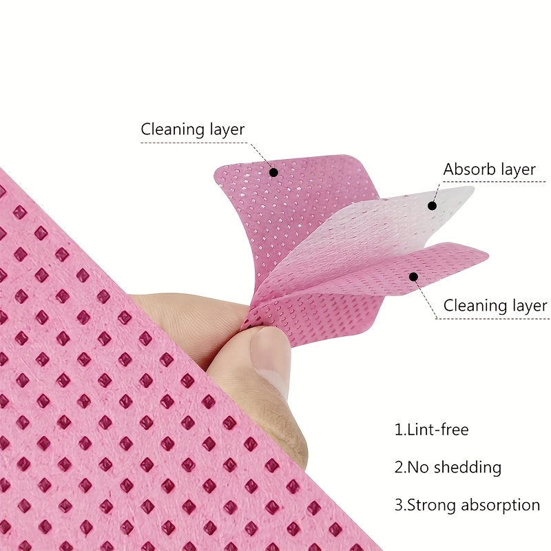 50 Lint-Free Nail Wipes, Super - огляд і ціна Eyelash Extension Eyelash