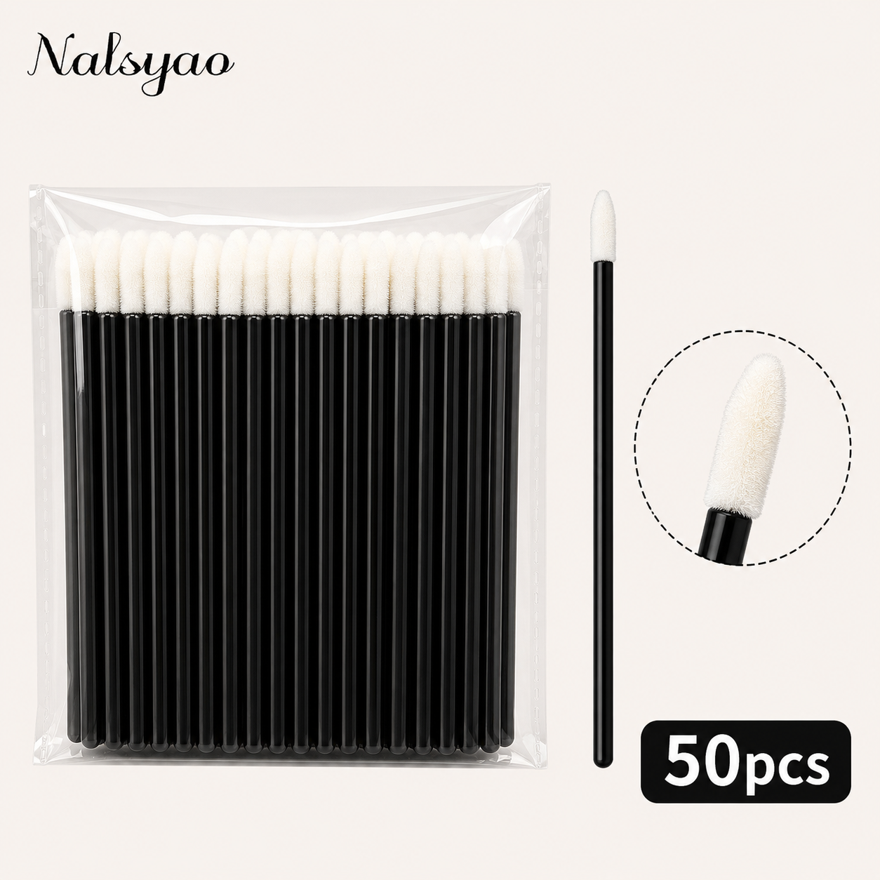 50/500PCS Disposable Lip Brush - огляд і ціна Eyelash Extension Eyelash