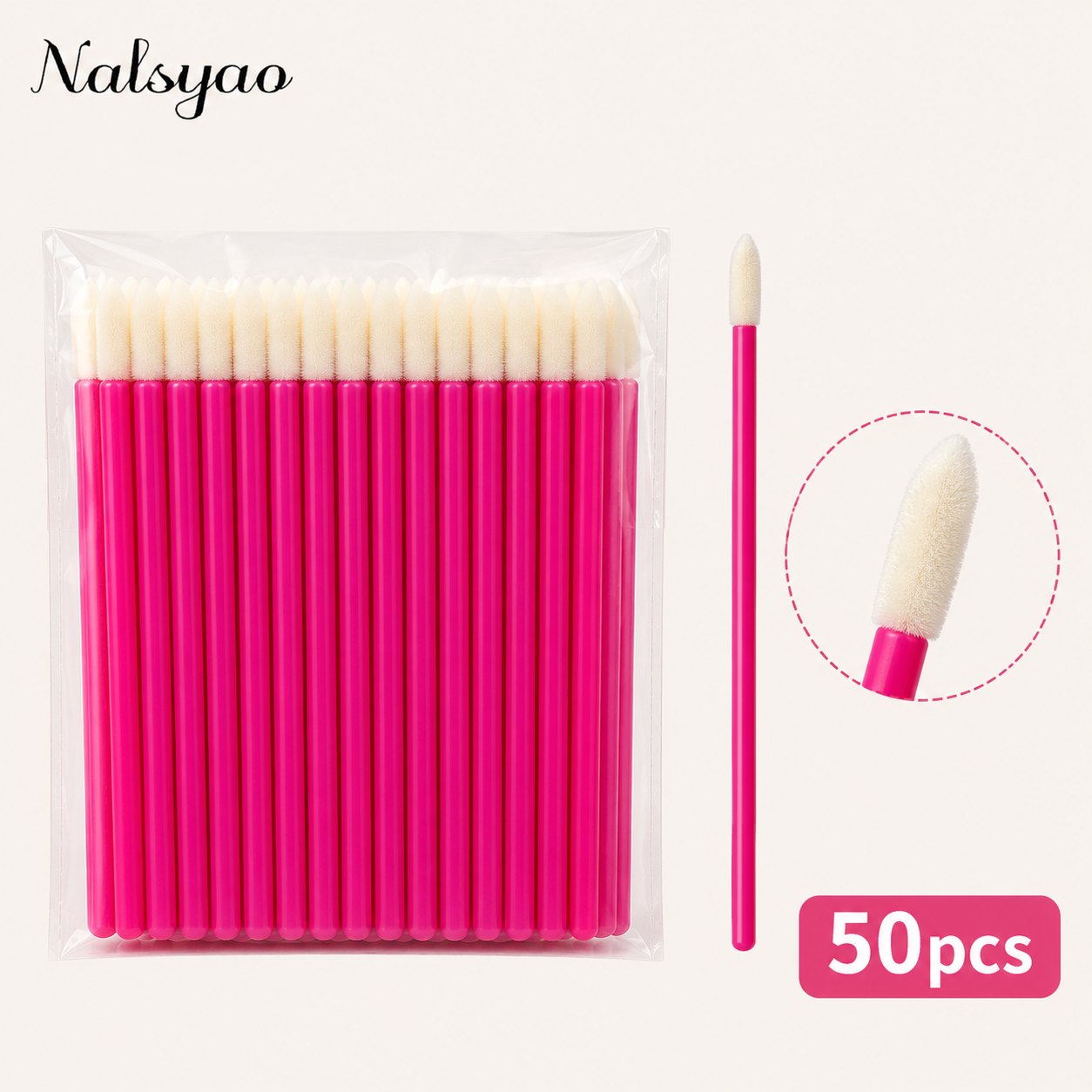 50/500PCS Disposable Lip Brush - огляд і ціна Eyelash Extension Eyelash