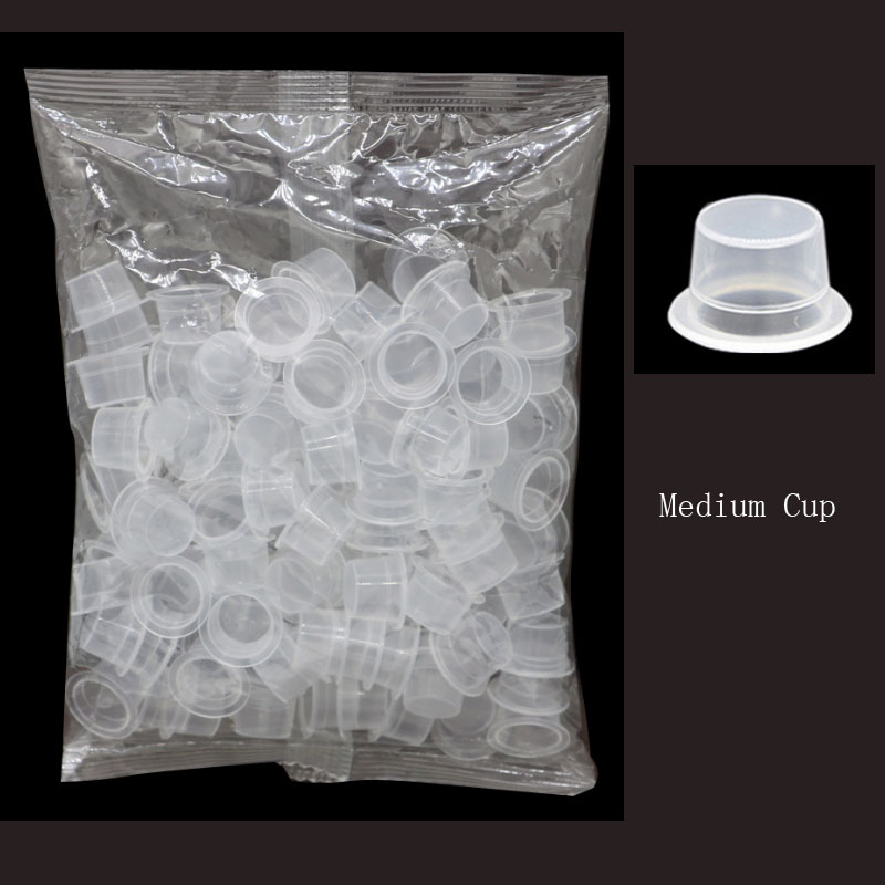 Disposable Tattoo Ink Cups Sma - огляд і ціна Eyelash Extension Medium