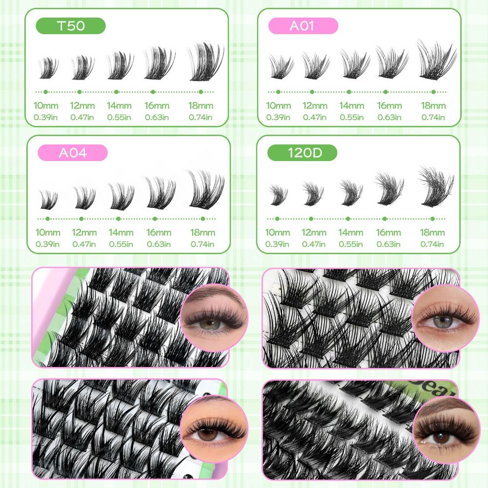 Natural Look False Eyelashes W - огляд і ціна Eyelash Extension Natural