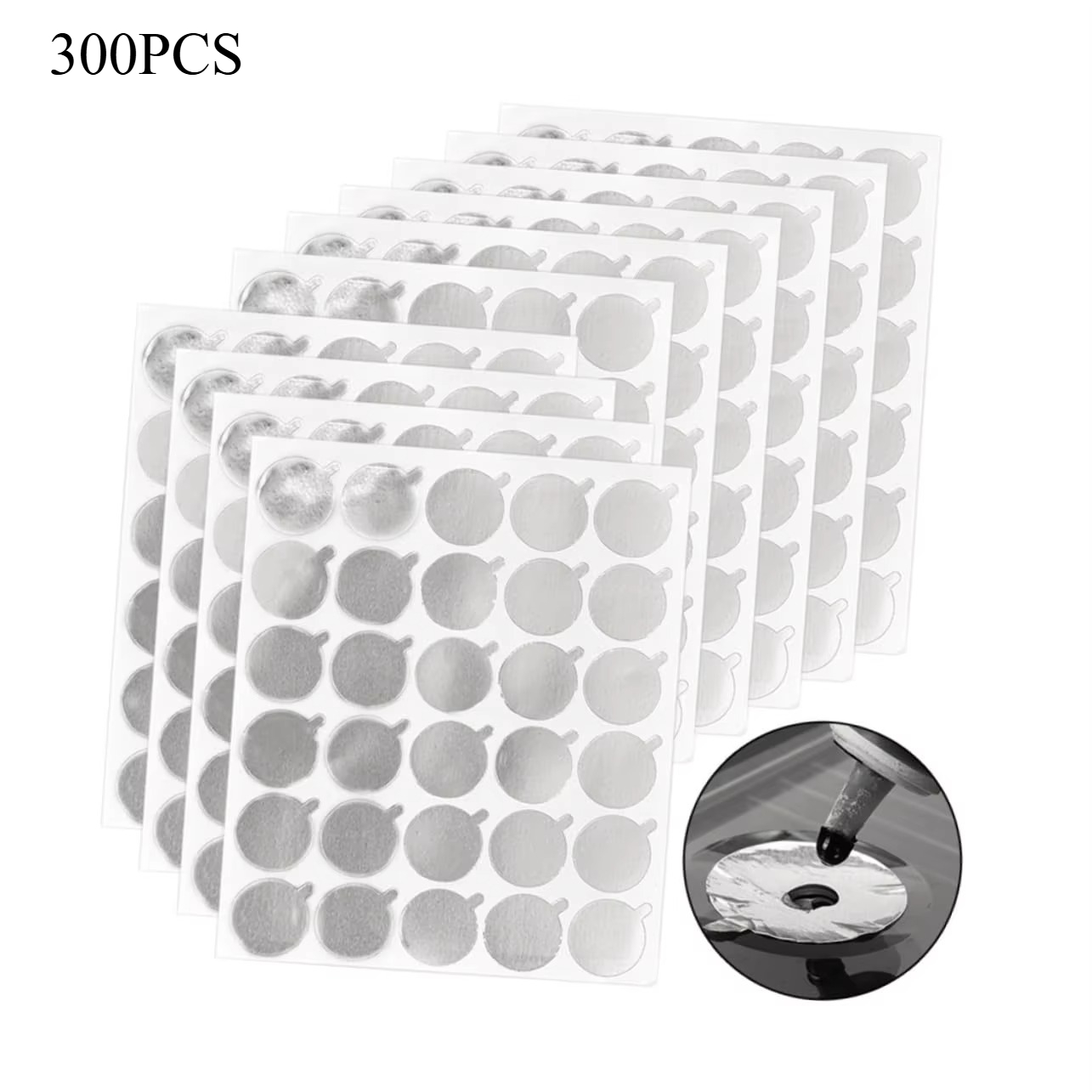 300pcs Foil Sticker Pads(10 Sh - огляд і ціна Eyelash Extension Double Lash