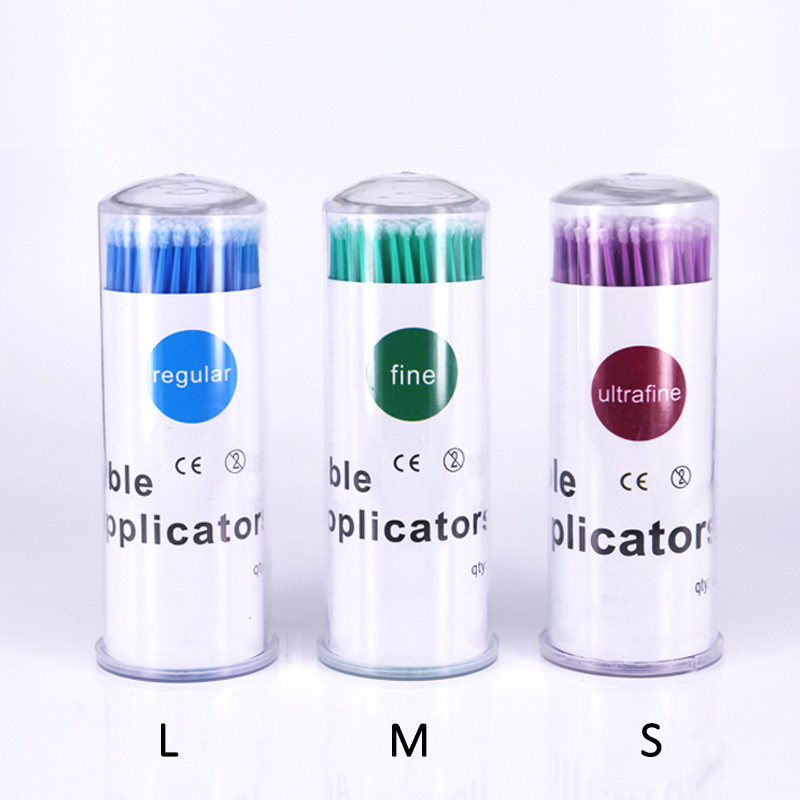 100Pcs/bottle MicroBrush For E - огляд і ціна Eyelash Extension Eyelash