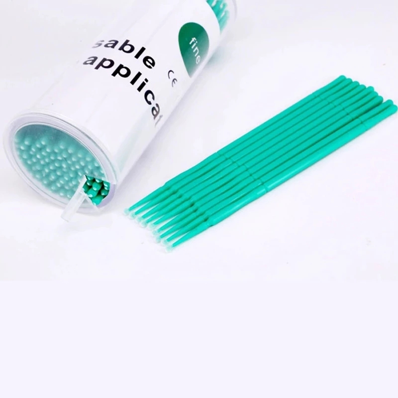 100Pcs/bottle MicroBrush For E - огляд і ціна Eyelash Extension Eyelash