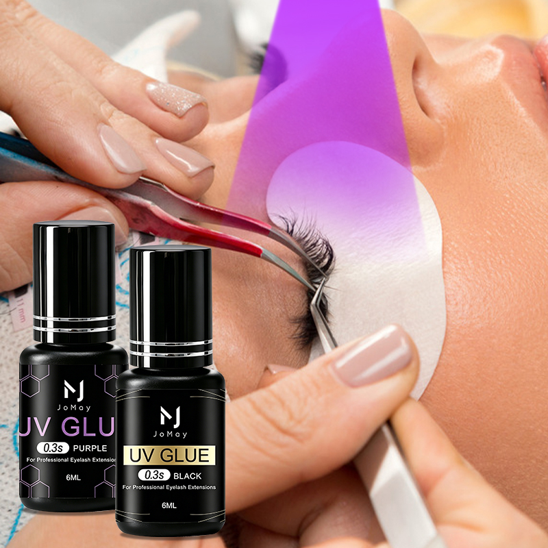 JOMAY Black Clear Purple UV Ey - огляд і ціна Eyelash Extension Uv Glue