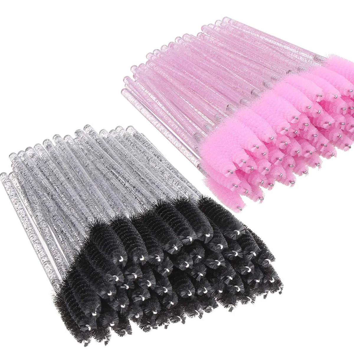 50pcs Eyelash Brushes Mascara  - огляд і ціна Eyelash Extension Double Lash