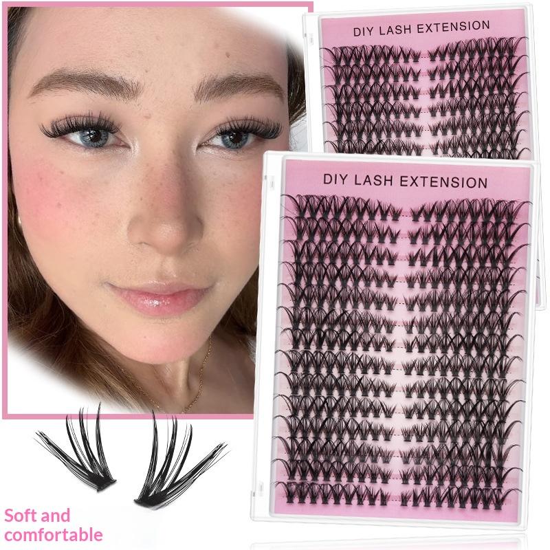 14 Rows Cluster Eyelash Extens - огляд і ціна Eyelash Extension Natural