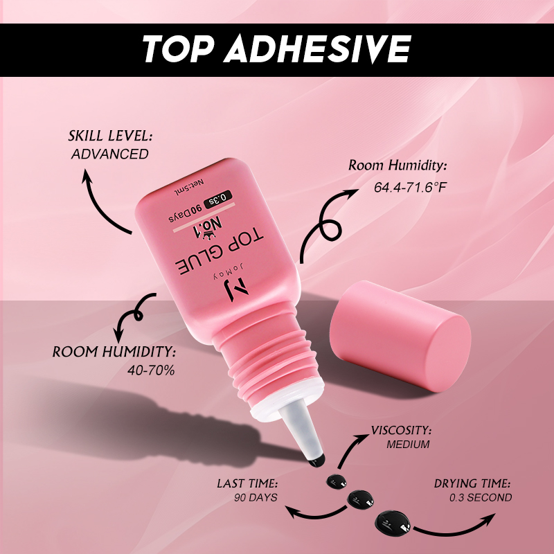 JOMAY Eyelash Glue 0.3S 0.5S 1 - огляд і ціна Eyelash Extension Uv Glue
