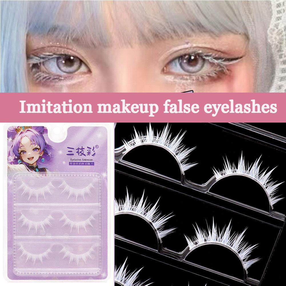 White False Eyelashes Cosplay  - огляд і ціна Eyelash Extension Anime