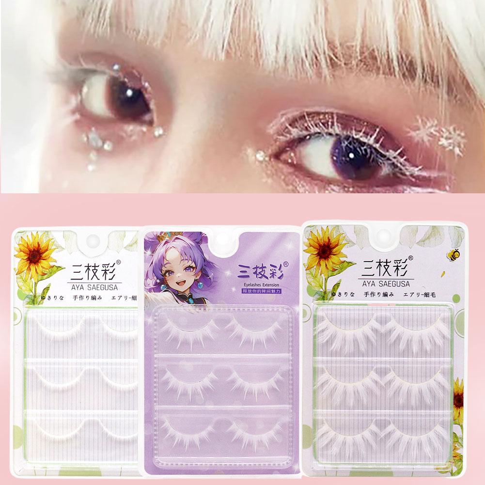 White False Eyelashes Cosplay  - огляд і ціна Eyelash Extension Anime