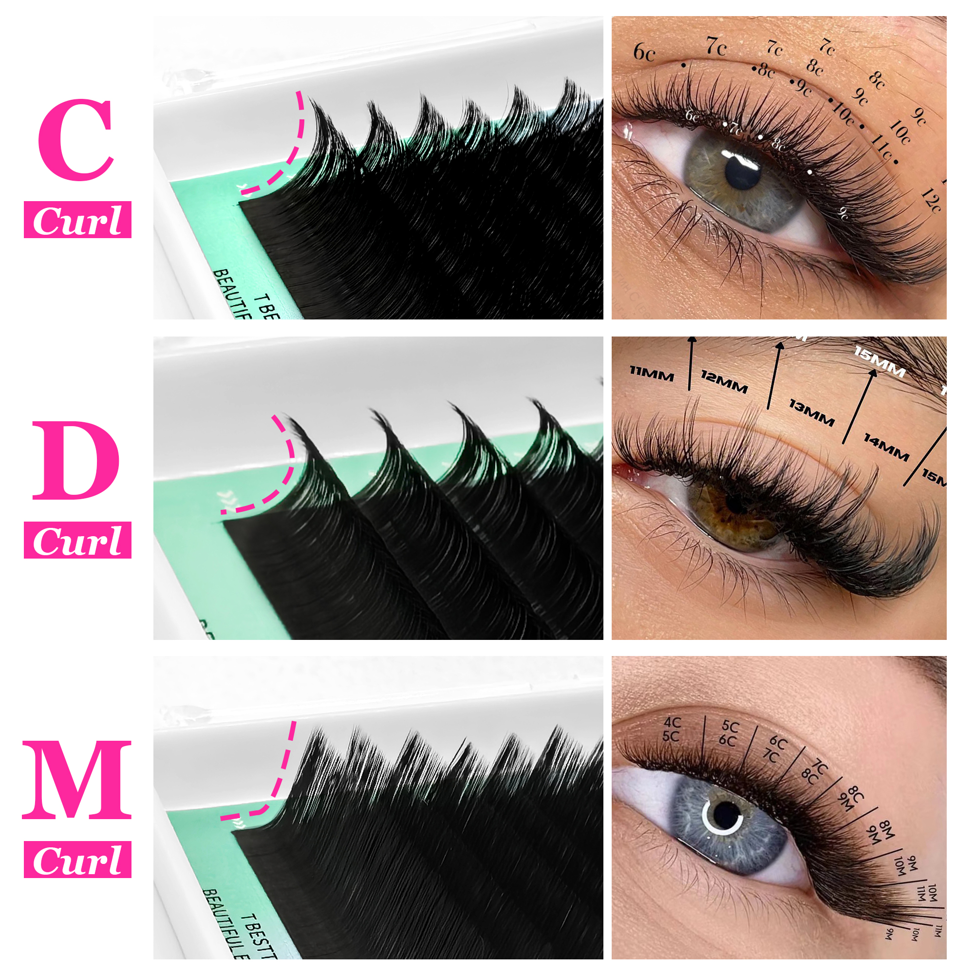 Tbestt Cashmere Classic Eyelas - огляд і ціна Eyelash Extension Natural Classic