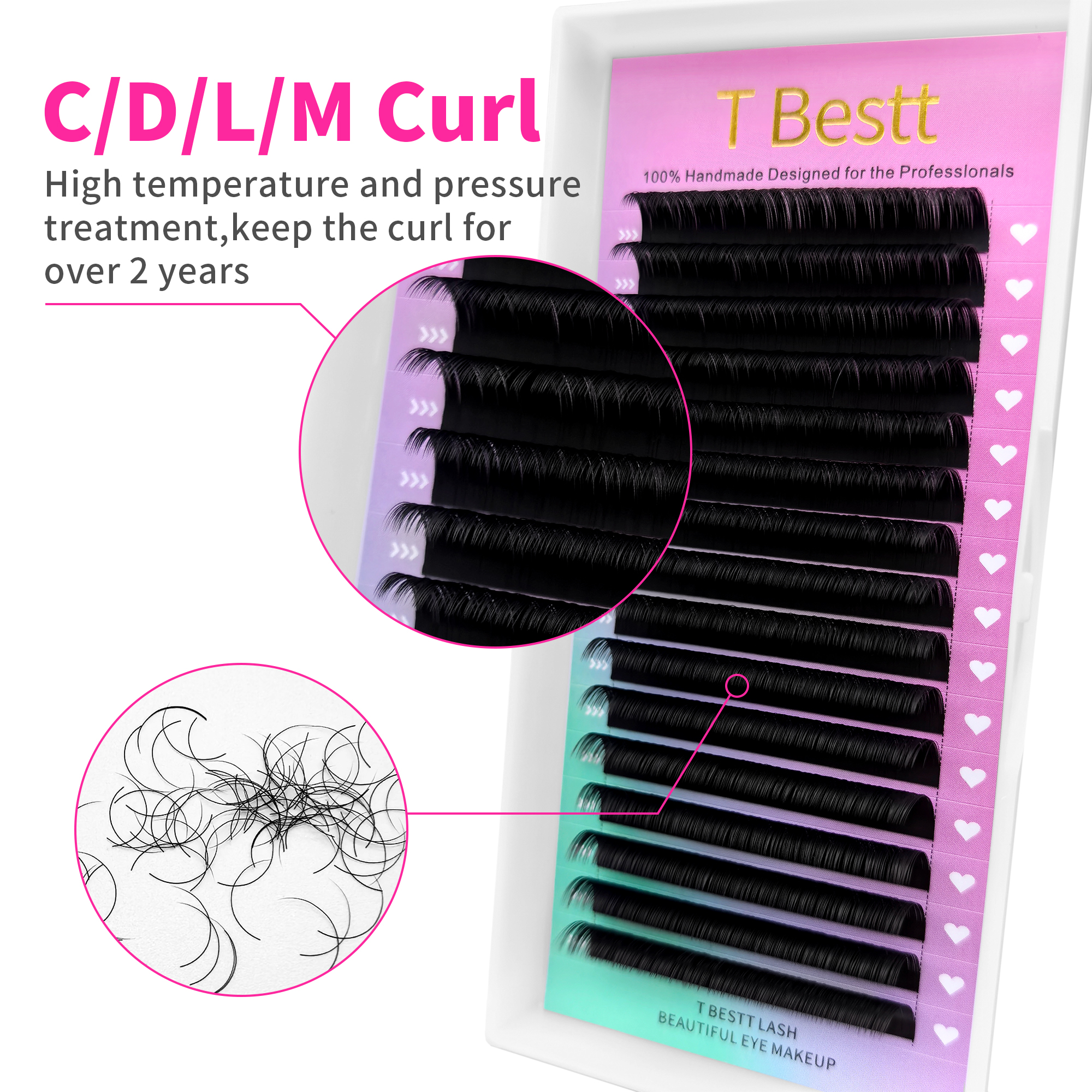 Tbestt Cashmere Classic Eyelas - огляд і ціна Eyelash Extension Natural Classic