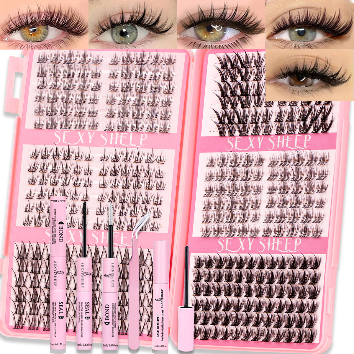 DIY Eyelashes Clusters Natural - огляд і ціна Eyelash Extension Anime