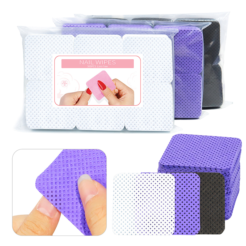 Lint Free Nail Wipes, 300 PCS  - огляд і ціна Eyelash Extension Double Lash