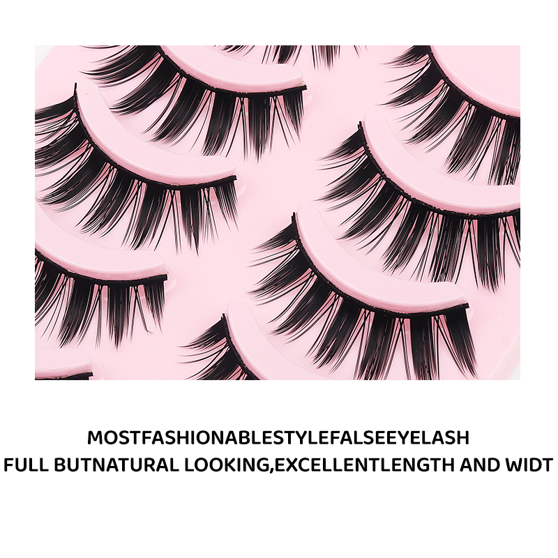 DINGSEN 5 Pairs Manga Lashes E - огляд і ціна Eyelash Extension Anime