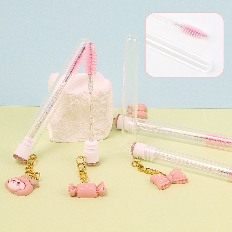 Pink Mascara Wands Cute Keycha - огляд і ціна Eyelash Extension Cleaning