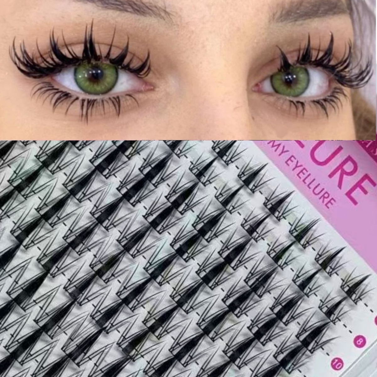 WINKLURE Manga Lash Clusters K - огляд і ціна Eyelash Extension Anime