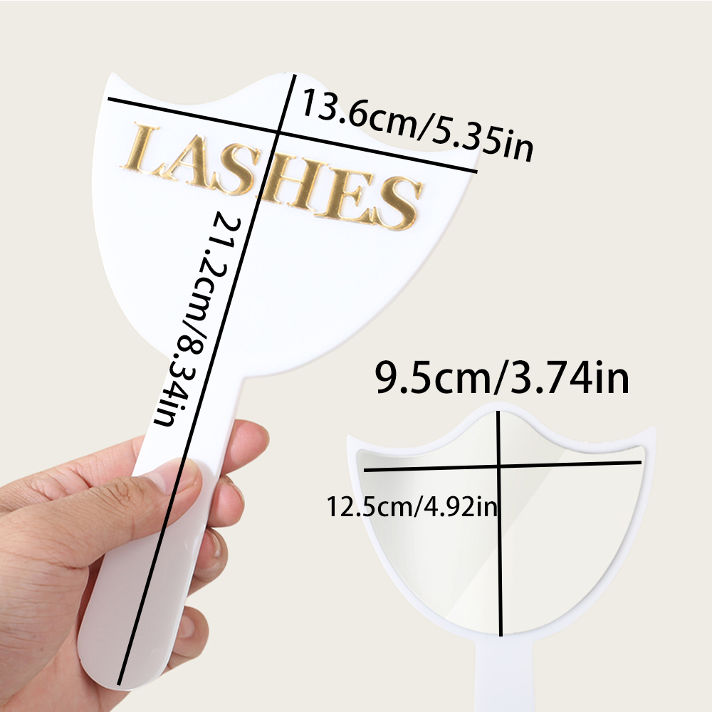 Acrylic Handheld Makeup Mirror - огляд і ціна Eyelash Extension Equipment