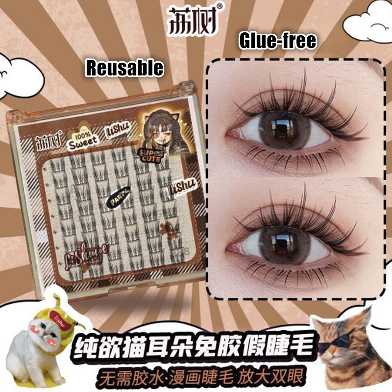 Lishu Glue-free Reusable False - огляд і ціна Eyelash Extension Uv Glue