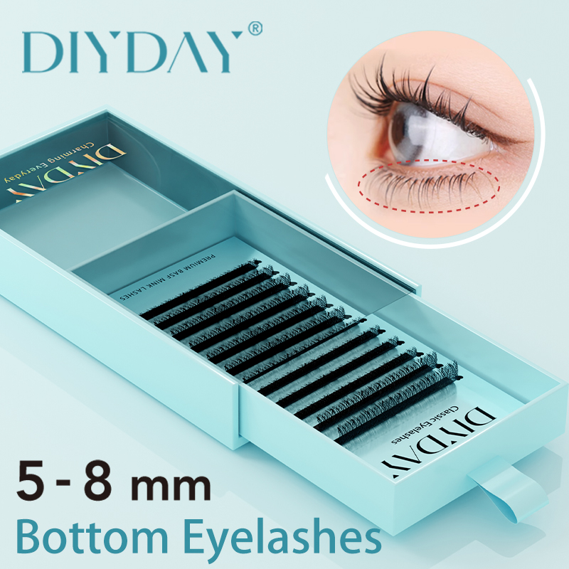 DIYDAY Bottom Eyelash Extensio - огляд і ціна Eyelash Extension Natural Classic