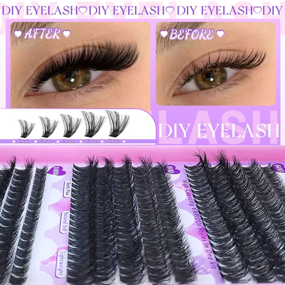 9-18mm Length False Eyelashes  - огляд і ціна Eyelash Extension Natural