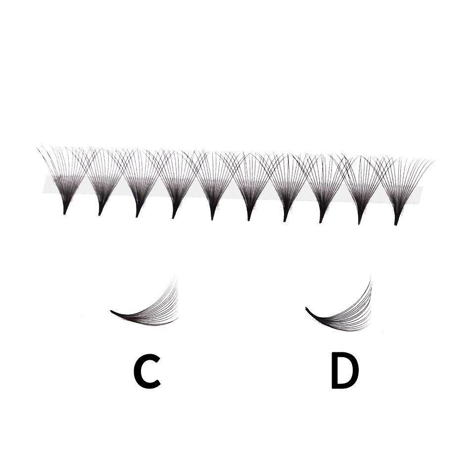 AGUUD 320 Fans Pointy Base Pre - огляд і ціна Eyelash Extension Medium