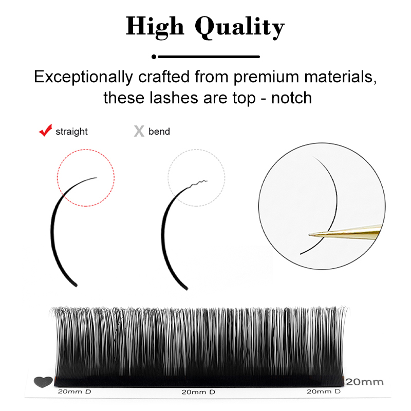 Winky Beauty Custom Your Logo  - огляд і ціна Eyelash Extension Natural Classic