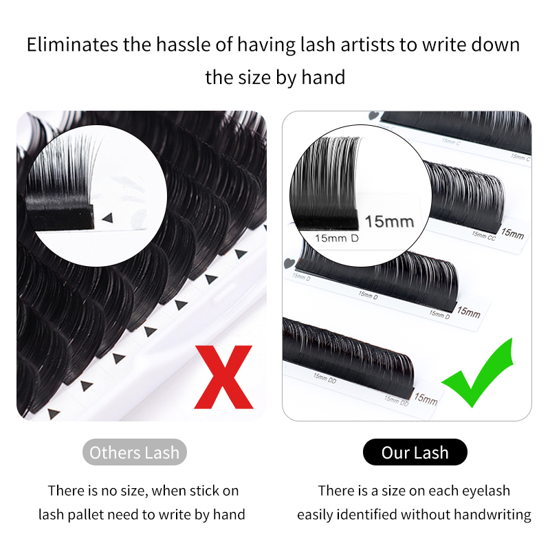 Winky Beauty Custom Your Logo  - огляд і ціна Eyelash Extension Natural Classic