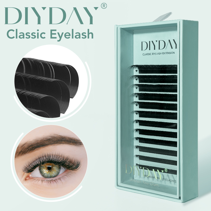 DIYDAY 16Rows Mink Lashes Indi - огляд і ціна Eyelash Extension Natural Classic